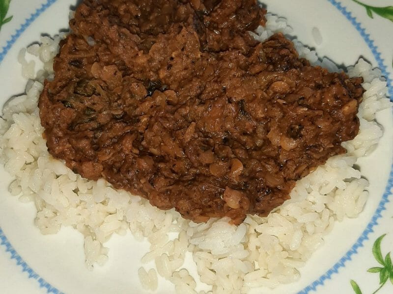 Cliquez pour zoomer ! Bolognaise végétarienne aux lentilles Thermomix par Lync