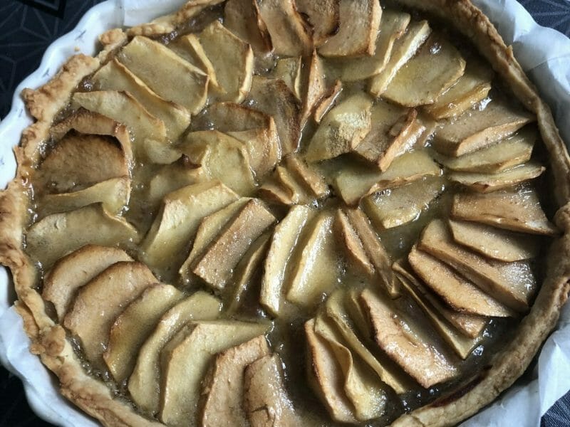 Cliquez pour zoomer ! Tarte pom’pote et caramel beurre salé Thermomix par Gmallo5