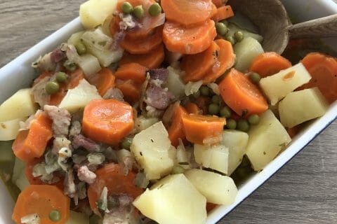 Cliquez pour zoomer ! Jardinière de légumes aux lardons au Thermomix