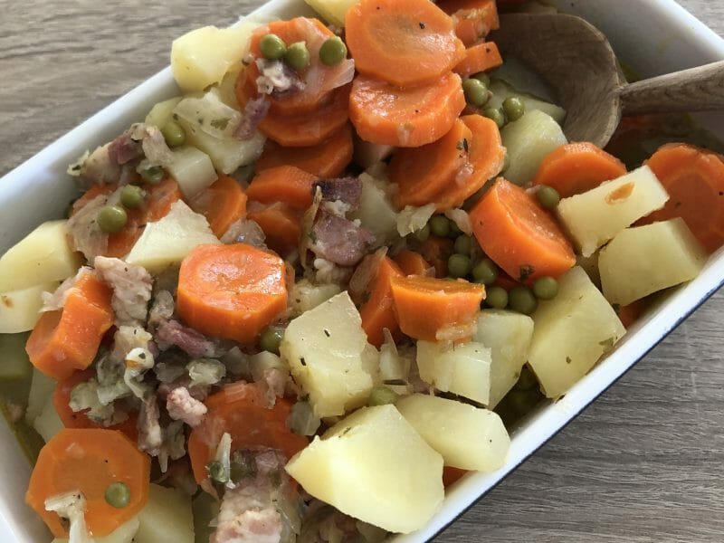 Cliquez pour zoomer ! Jardinière de légumes aux lardons Thermomix par Gmallo5