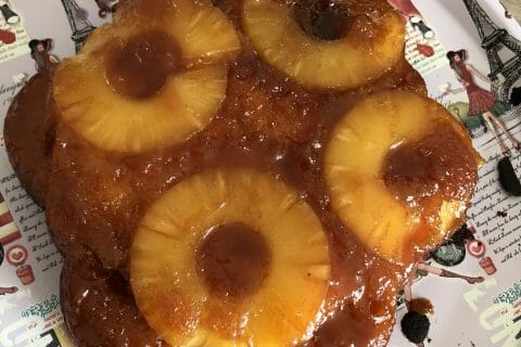 Cliquez pour zoomer ! Gâteau renversé à l’ananas au Thermomix