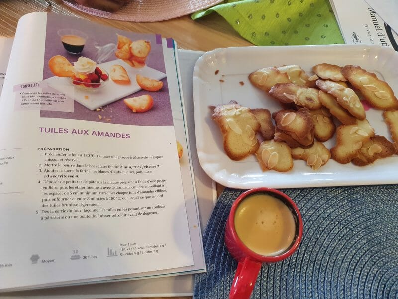 Cliquez pour zoomer ! Tuiles aux amandes Thermomix par Aurélie 974