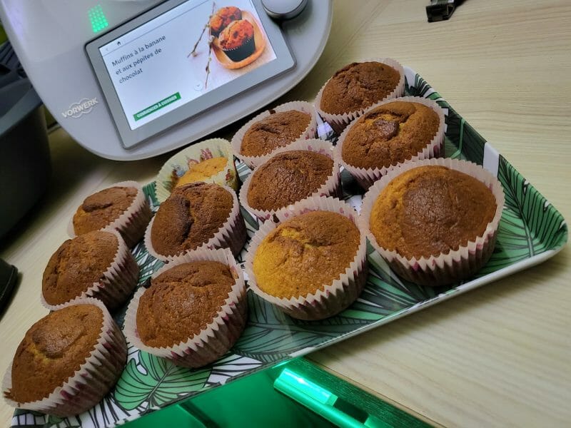 Cliquez pour zoomer ! Muffins à la banane Thermomix par Aurélie 974