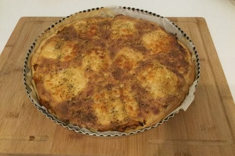 Cliquez pour zoomer ! Tarte courgette, jambon & chèvre Thermomix par domi29