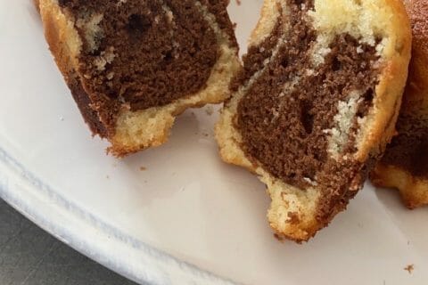 Cliquez pour zoomer ! Marbré au chocolat Thermomix par Tiboutch