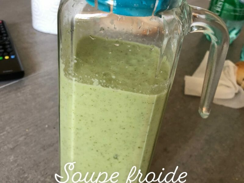 Soupe froide concombre et menthe au Thermomix - Cookomix