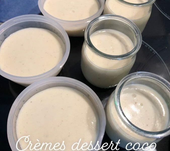 Crème dessert à la noix de coco au Thermomix - Cookomix
