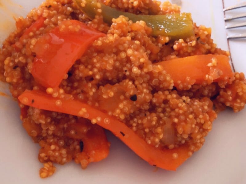 Cliquez pour zoomer ! Quinoa sauce basquaise Thermomix par Tiboutch