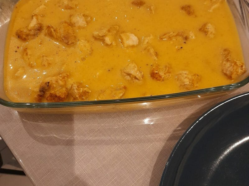 Cliquez pour zoomer ! Blancs de poulet sauce moutarde et curry Thermomix par marina_223