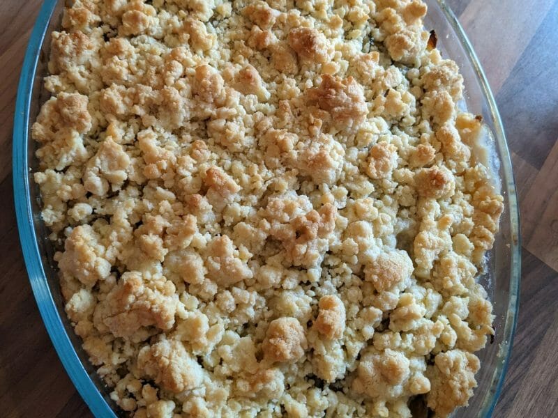 Cliquez pour zoomer ! Crumble poulet, courgettes et parmesan Thermomix par gwendoline_86
