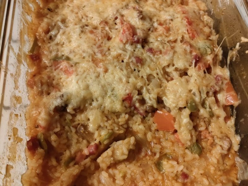 Cliquez pour zoomer ! Gratin de riz façon pizza Thermomix par marina_224