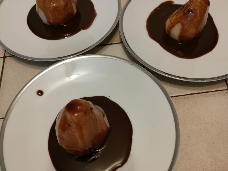 Cliquez pour zoomer ! Poires au chocolat Thermomix par marina_224