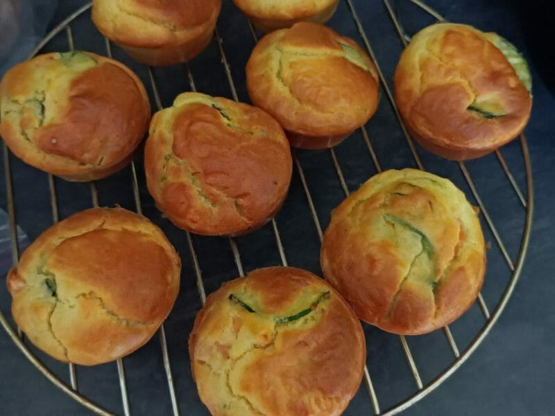 Cliquez pour zoomer ! Muffins courgettes et saumon Thermomix par delf_7