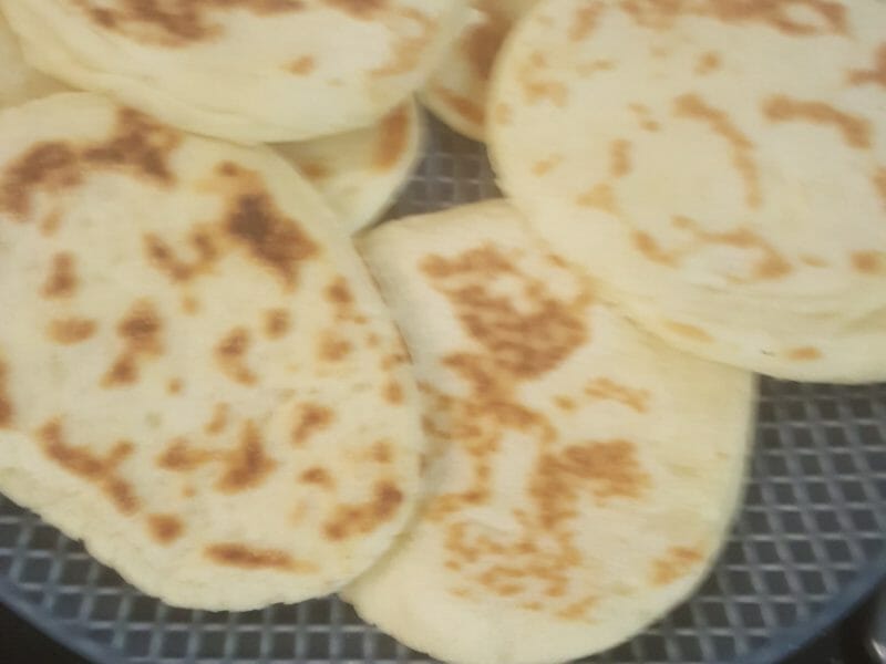 Cliquez pour zoomer ! Naans au fromage Thermomix par Clarisse Queen