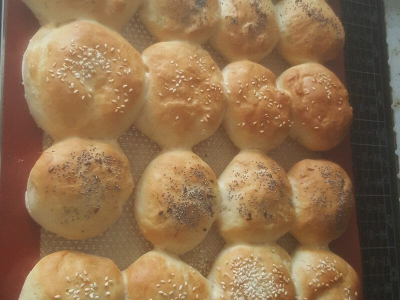 Cliquez pour zoomer ! Pains hamburger Thermomix par Clarisse Queen