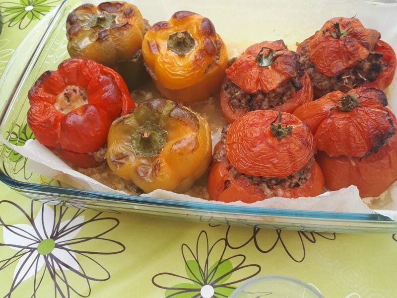 Cliquez pour zoomer ! Rocoto Relleno – Poivrons farcis à la Péruvienne Thermomix par sanchita