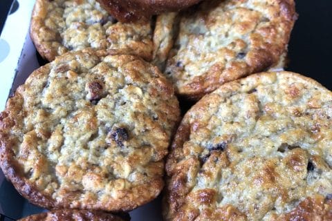 Cliquez pour zoomer ! Gâteau de flocons d’avoine à la banane Thermomix par Morgane126