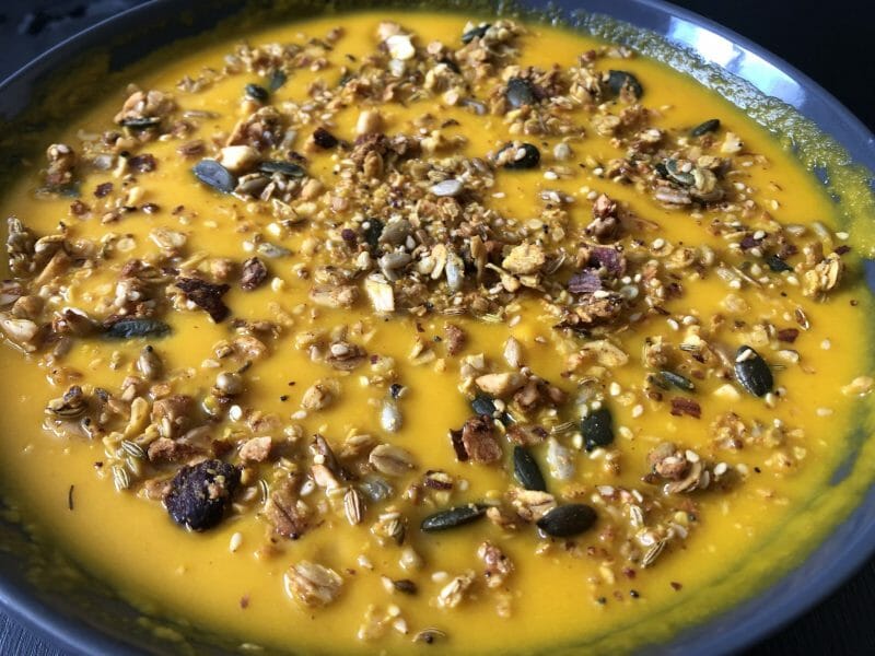 Cliquez pour zoomer ! Velouté carottes et pommes, au lait de coco Thermomix par Morgane126