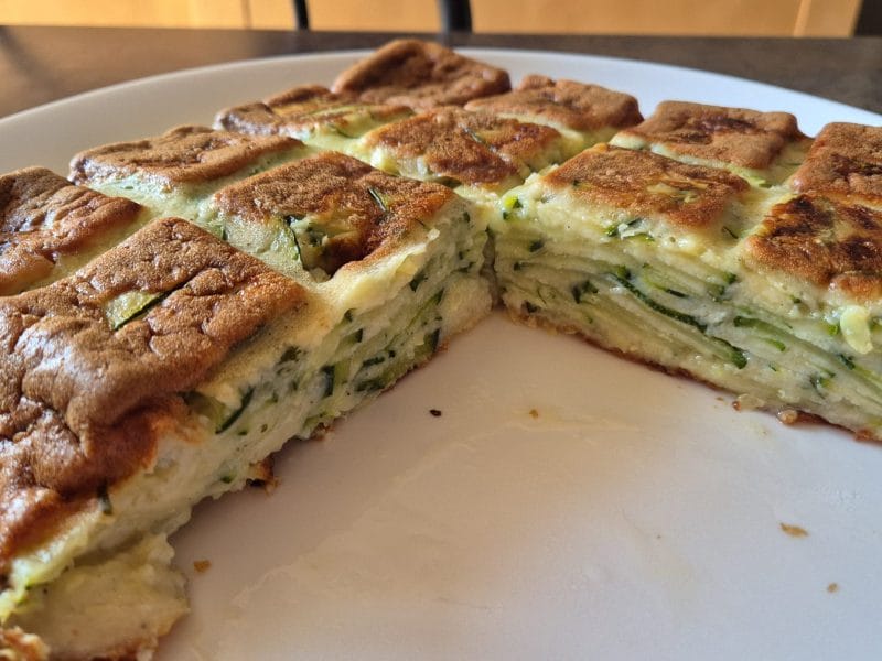 Cliquez pour zoomer ! Gâteau invisible aux courgettes Thermomix par babel12