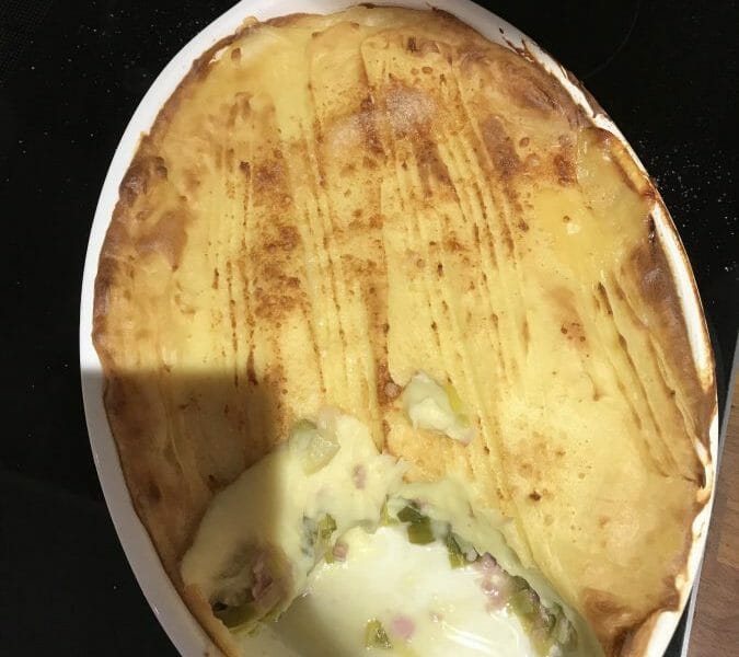 Cliquez pour zoomer ! Parmentier de poireaux Thermomix par Nimaux