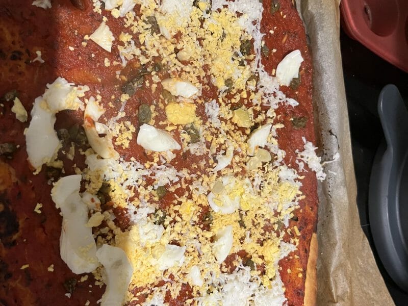 Cliquez pour zoomer ! Pizza algérienne Thermomix par Nimaux