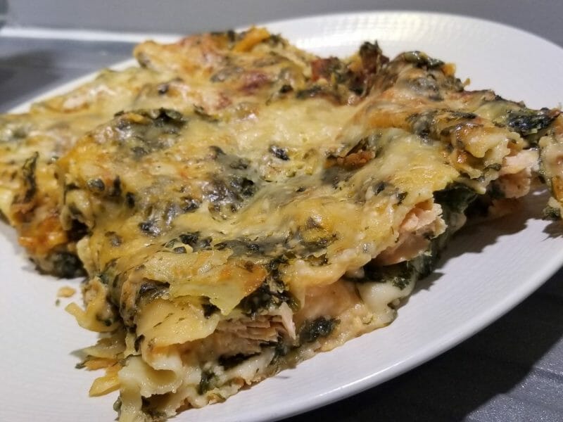 Cliquez pour zoomer ! Lasagnes au saumon et aux épinards Thermomix par claire_414