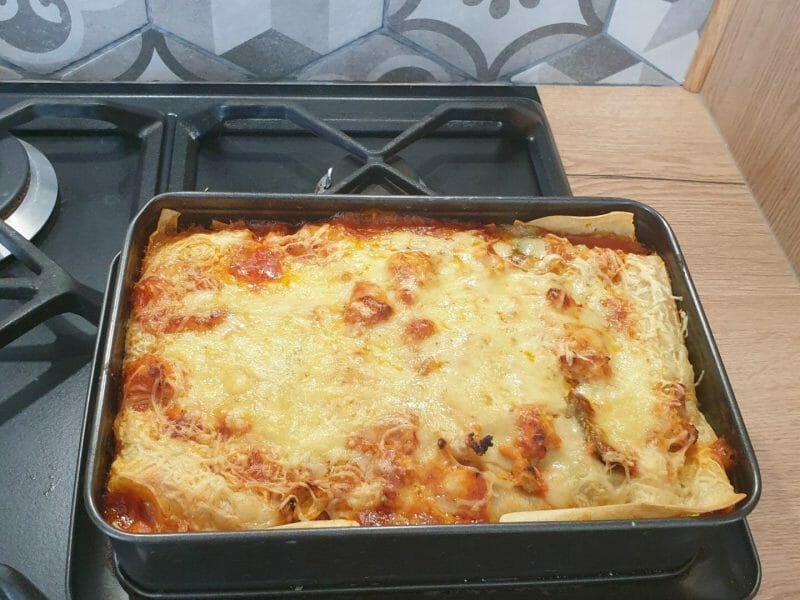 Cliquez pour zoomer ! Lasagnes au poulet et poivrons Thermomix par maite_44