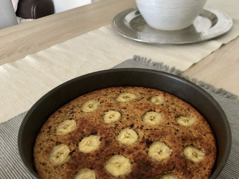 Cliquez pour zoomer ! Gâteau de flocons d’avoine à la banane Thermomix par justpradadise