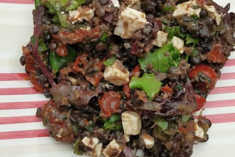 Cliquez pour zoomer ! Salade de lentilles à la grecque Thermomix par elisetcedric