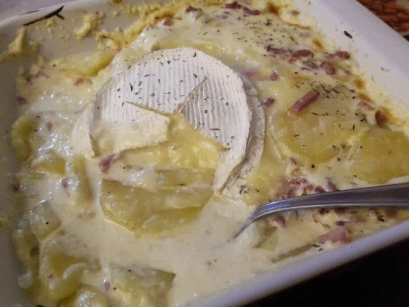 Cliquez pour zoomer ! Gratin de pommes de terre à la normande Thermomix par Antoine34