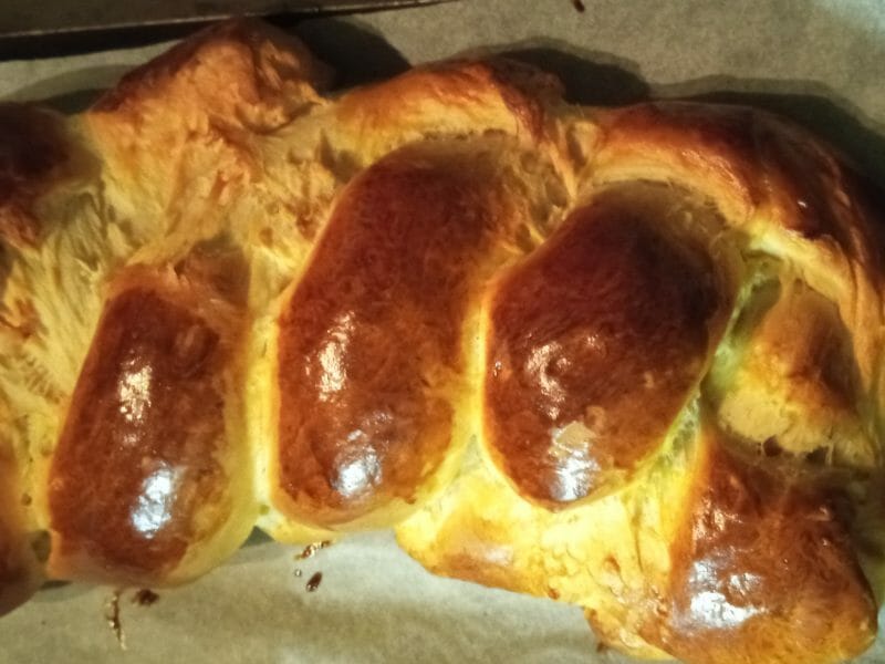 Cliquez pour zoomer ! Brioche tressée à la mie filante Thermomix par Antoine34