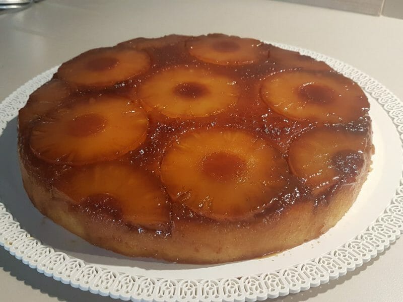 Cliquez pour zoomer ! Gâteau renversé à l’ananas Thermomix par macojo