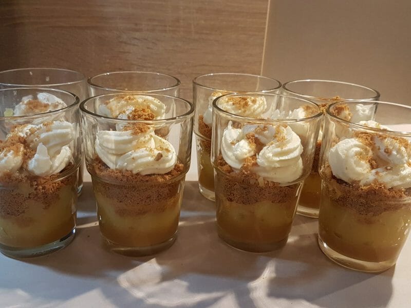 Cliquez pour zoomer ! Verrines pommes caramel et spéculoos Thermomix par macojo