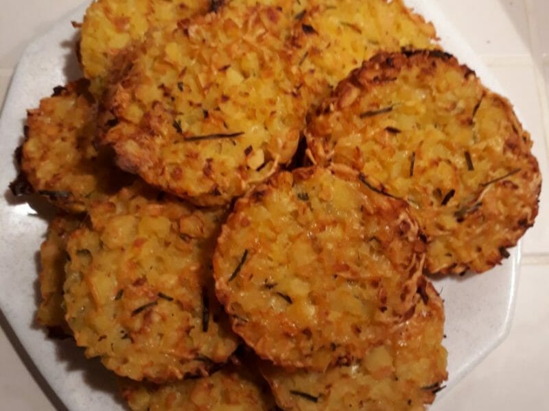 Cliquez pour zoomer ! Galettes de pommes de terre au four Thermomix par Atchoum101