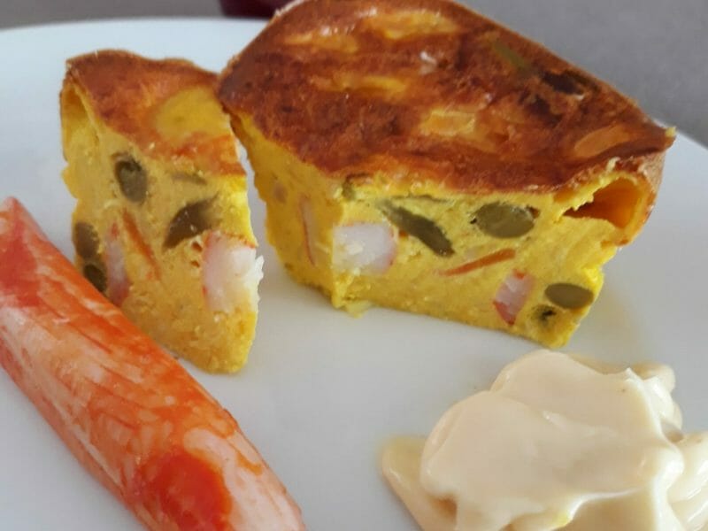 Cliquez pour zoomer ! Terrine de macédoine et surimi Thermomix par Atchoum101