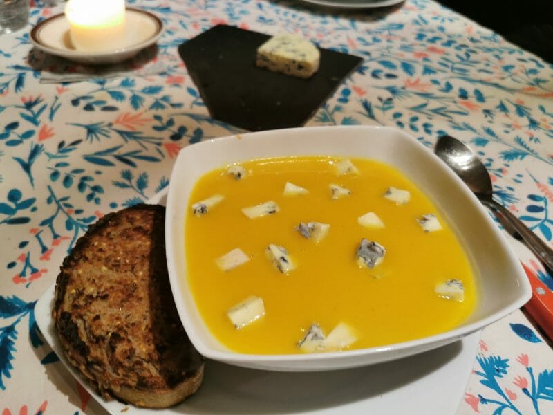 Cliquez pour zoomer ! Velouté de butternut et panais à la fourme d’Ambert Thermomix par moontm5