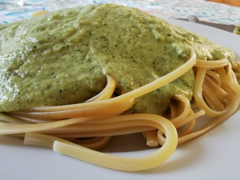 Cliquez pour zoomer ! Farfalle à la crème de courgettes Thermomix par moontm5