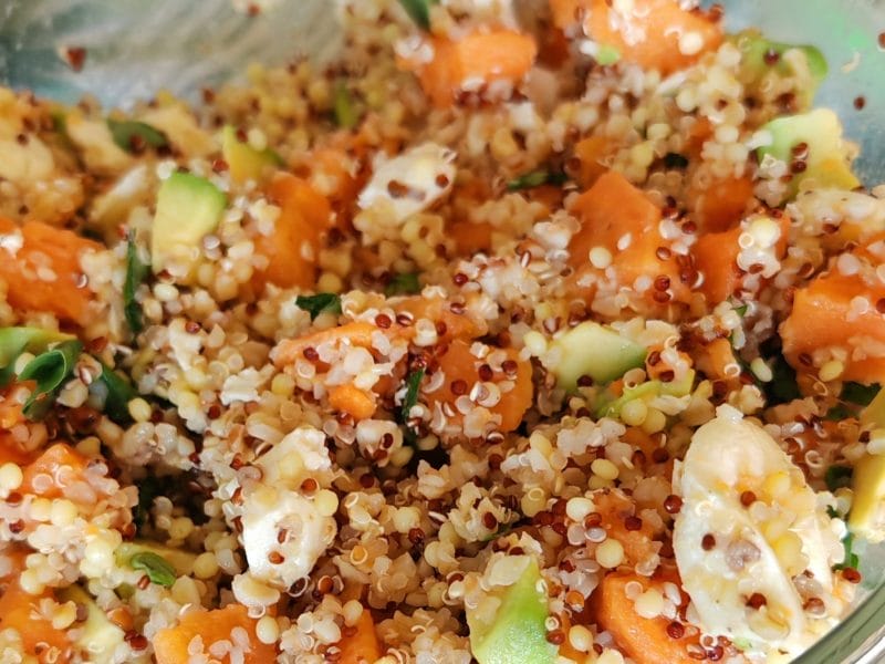 Cliquez pour zoomer ! Salade de quinoa et patate douce Thermomix par cocolyo