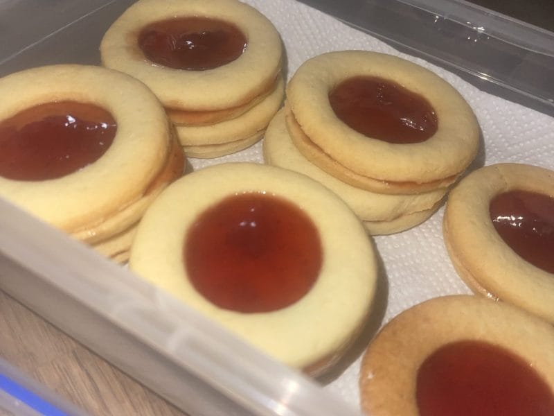 Cliquez pour zoomer ! Sablés à la confiture Thermomix par bounjoliie