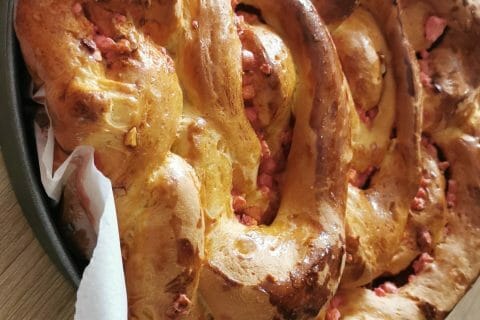 Cliquez pour zoomer ! Brioche aux pralines roses Thermomix par gou3t_36