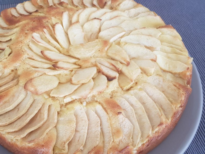Cliquez pour zoomer ! Gâteau aux pommes et mascarpone Thermomix par Marika Miceu