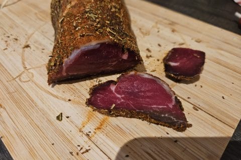 Cliquez pour zoomer ! Filet mignon séché aux herbes Thermomix par magali_235