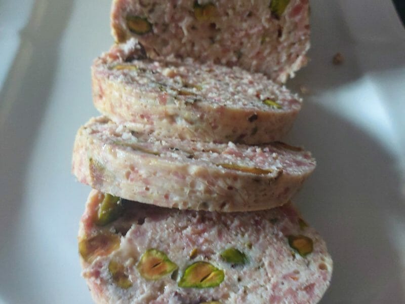 Cliquez pour zoomer ! Galantine de poulet aux pistaches Thermomix par magali_235