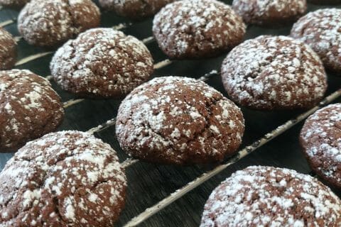 Cliquez pour zoomer ! Petits craquelés choco-menthe Thermomix par magali_235