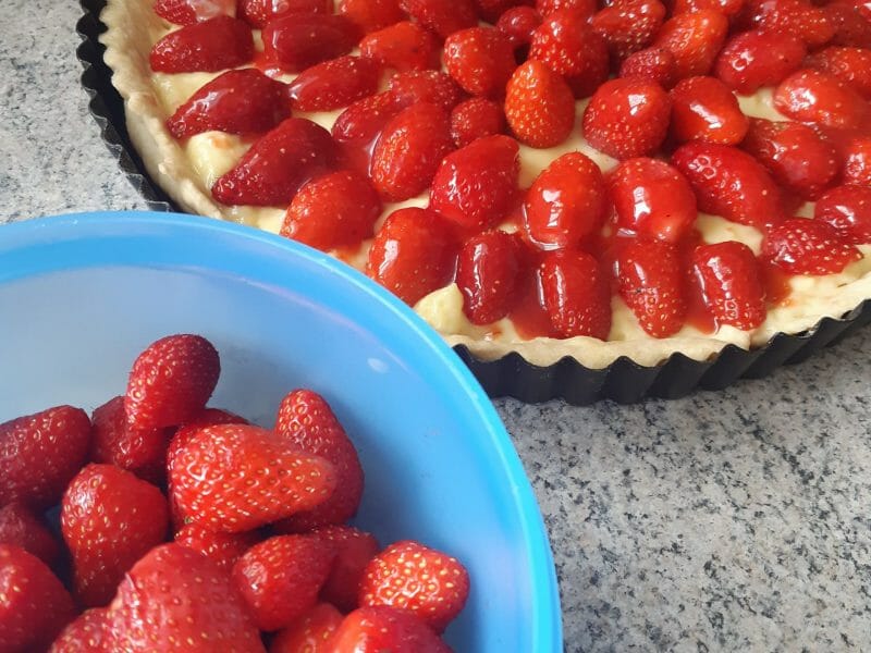 Cliquez pour zoomer ! Tarte aux fraises Thermomix par mounalisa21