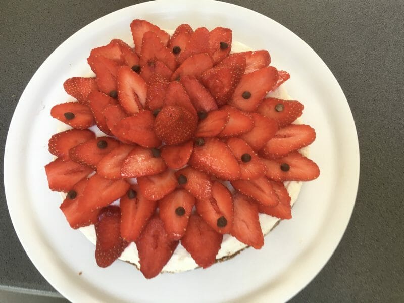 Cliquez pour zoomer ! Tarte aux fraises sans cuisson Thermomix par nestrem62