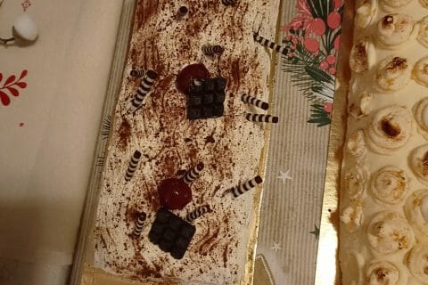 Cliquez pour zoomer ! Bûche citron et framboises Thermomix par beteau