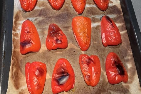 Cliquez pour zoomer ! Pâtes sauce aux poivrons grillés Thermomix par Laurent