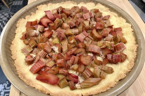 Cliquez pour zoomer ! Tarte à la rhubarbe Thermomix par Laurent
