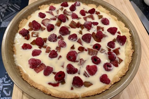 Cliquez pour zoomer ! Tarte à la rhubarbe Thermomix par Laurent